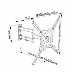 Βάση Τηλεόρασης PcCom Essential 23"-75"