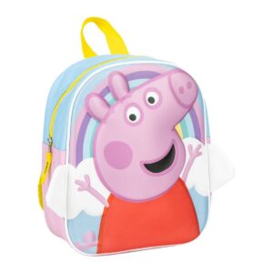 Σχολική Τσάντα Peppa Pig Ανοιχτό Μπλε 23 x 28 x 10 cm