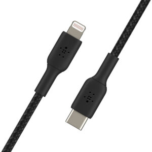 Καλώδιο USB-C σε Lightning Belkin CAA004BT1MBK 1 m Μαύρο