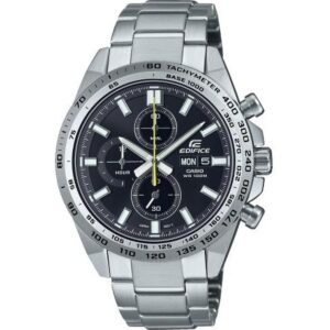 Ανδρικά Ρολόγια Casio SPORTS CHRONOGRAPH Μαύρο Ασημί