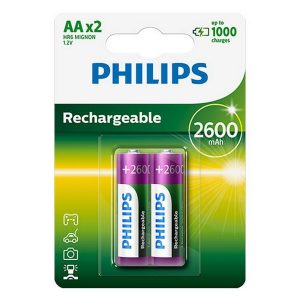 Επαναφορτιζόμενες Μπαταρίες Philips R6B2A260/10 1,2 V