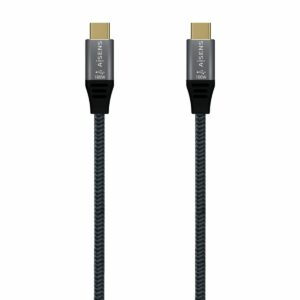 Καλώδιο USB-C Aisens A107-0671 1 m Γκρι (1 μονάδα)