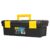 Plastic Tool Box Deli Tools EDL432412, 12” (yellow)