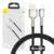 Baseus Καλώδιο USB σε Lightning Cafule, 2.4A, 0.25m (Μαύρο)