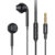 Wired in-ear headphones VFAN M15, 3.5mm jack, 1m (black)