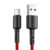 USB to USB-C cable VFAN X02, 3A, 1.8m (red)