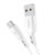 USB to USB-C cable VFAN Racing X05, 3A, 2m (white)