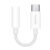 Audio cable 3.5mm jack to USB type-C Foneng BM21 (white)