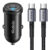 Car Charger McDodo CC-7493 65W With Mini White USB-C Cable With E-mark Chip 1m 100W (black)