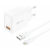 Charger Foneng EU54 USB-A, 3A (White) + cable USB-A to Lightning