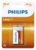 PHILIPS LongLife Zinc chloride μπαταρία 6F22L1B/10, 6F22 9V, 1τμχ