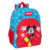 Σχολική Τσάντα Mickey Mouse Clubhouse Fantastic Μπλε Κόκκινο 33 x 42 x 14 cm