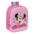 Παιδική Τσάντα 3D Minnie Mouse Ροζ 22 x 27 x 10 cm