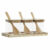 Σετ 3 Δοχεία DKD Home Decor Διαφανές Φυσικό Bamboo Βοροπυριτικό γυαλί 150 ml 20,5 x 8 x 1,5 cm (12 Μονάδες)