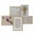 Κορνίζα DKD Home Decor 53 x 2,4 x 39,5 cm Κρυστάλλινο Φυσικό Shabby Chic