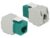 DELOCK Keystone module RJ45 86349, Cat 6 UTP, πράσινο