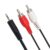 POWERTECH καλώδιο 3.5mm σε 2x RCA CAB-R007, 1.5m, μαύρο