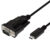 POWERTECH καλώδιο USB-C σε σειριακή RS-232 CAB-UC061, 1.8m, μαύρο