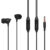 CELEBRAT earphones με μικρόφωνο G7, 3.5mm σύνδεση, Φ10mm, 1.2m, μαύρα