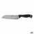 Μαχαίρι Κουζίνας Quttin Santoku Dynamic Μαύρο Ασημί 17 cm (16 Μονάδες)