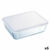 Ορθογώνιο Τάπερ με Καπάκι Pyrex Cook & Freeze 19 x 14 x 5 cm 800 ml Διαφανές Σιλικόνη Γυαλί (x6)