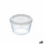 Στρογγυλό άπερ με Καπάκι Pyrex Cook&freeze 600 ml 12 x 12 x 9 cm Διαφανές Γυαλί Σιλικόνη (8 Μονάδες)