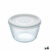 Στρογγυλό άπερ με Καπάκι Pyrex Cook & Freeze 1,1 L 15 x 15 x 10 cm Διαφανές Σιλικόνη Γυαλί (4 Μονάδες)