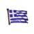 Μαγνητάκι ψυγείου σουβενίρ Creece – Fridge magnet flag